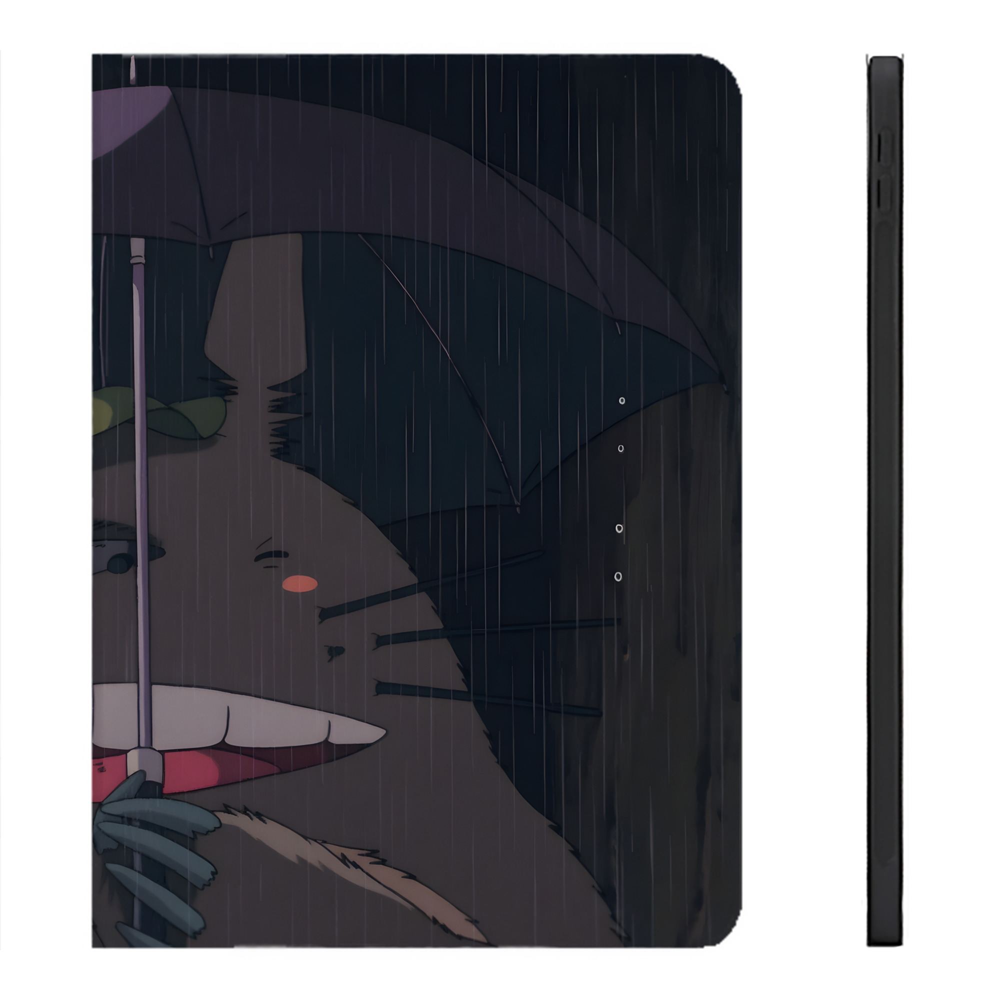 （画像用） となりのトトロ 草壁メイ 草壁サツキ My Neighbor Totoro Satsuki Kusakabe Mei Kusakabe IPadケース ペンホルダー付き ブックスタイルデザイン